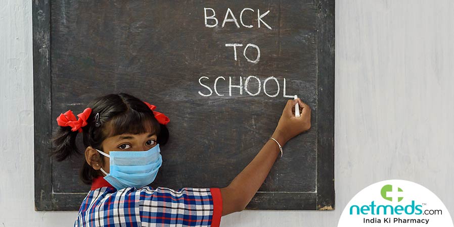 Kid writing on a board