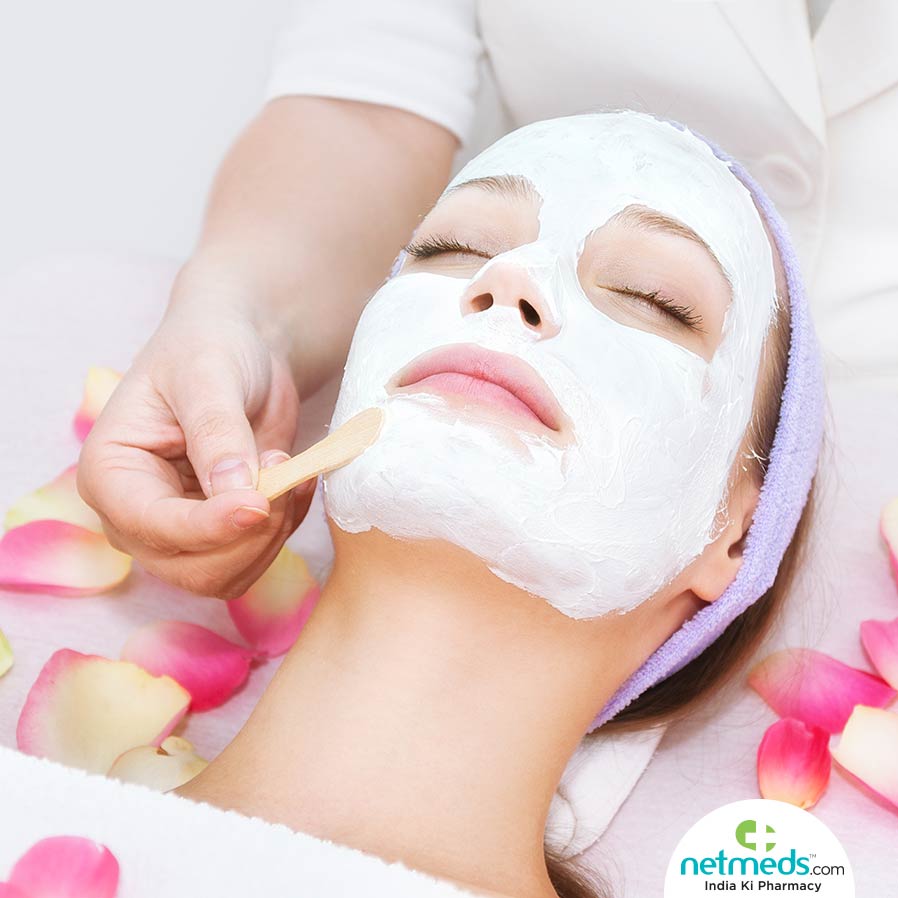 Rose face pack