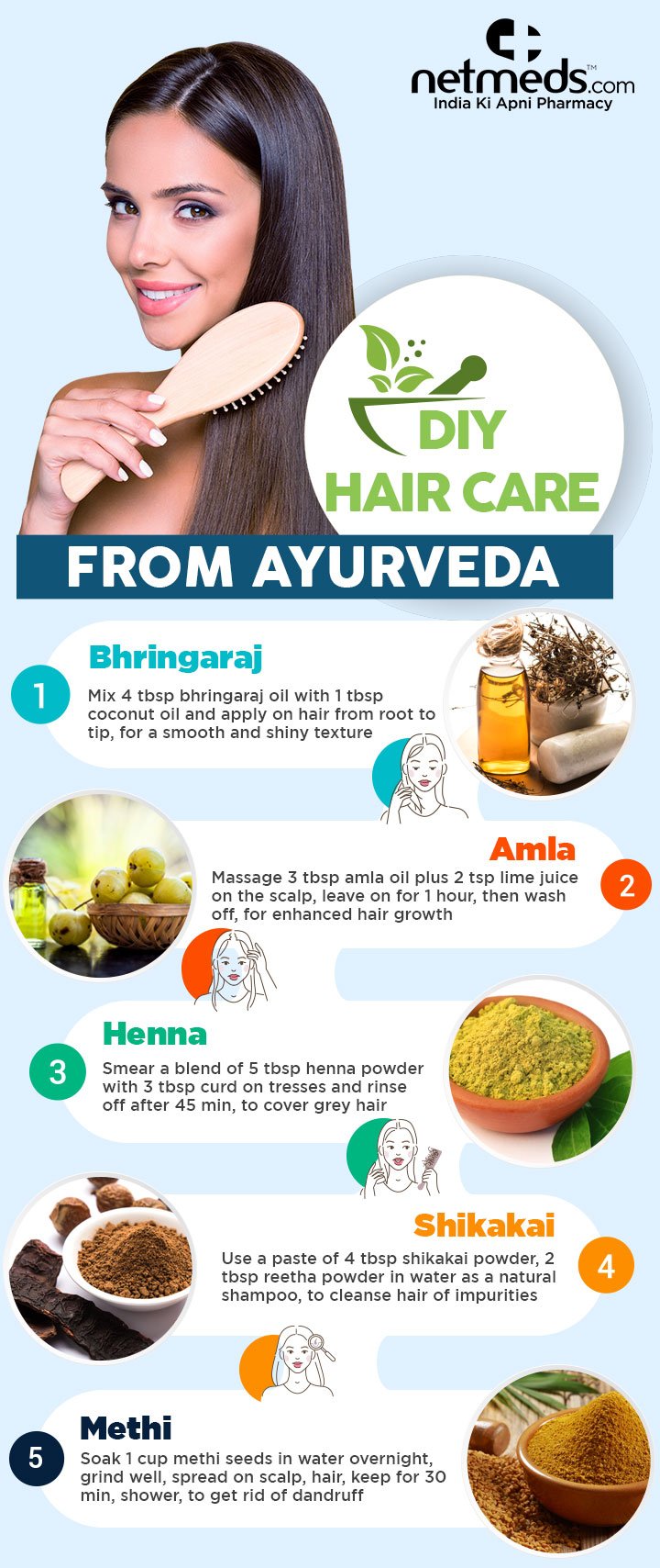 Ayurvedic Herbal Hair Packs