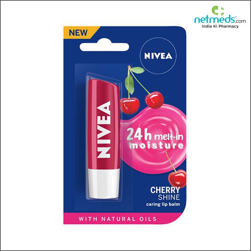Nivea cherry shine lip balm
