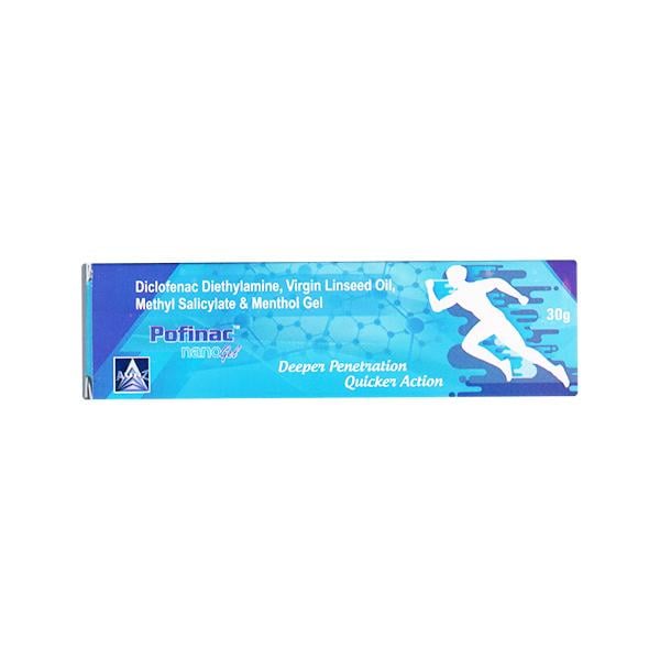 POFINAC NANO Gel 30gm - Pain relief-Nsa
