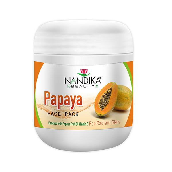 Nandika Beauty Face Pack - Papaya 500 gm - Face Packs