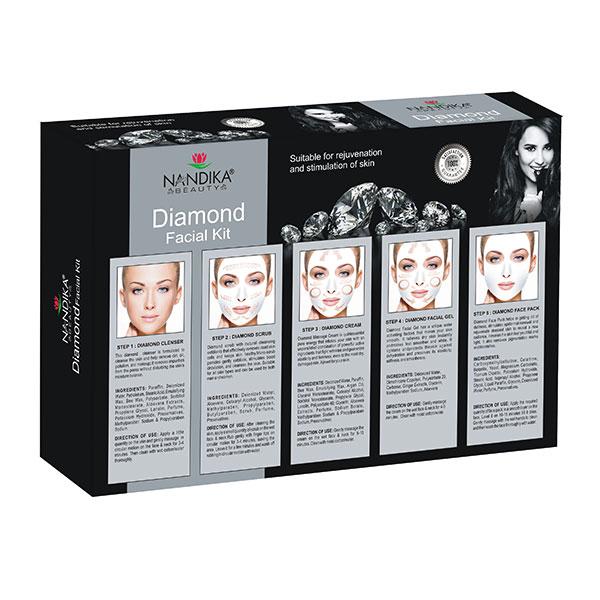 Nandika Beauty Facial Kit - Diamond 350 gm - Facial Kits