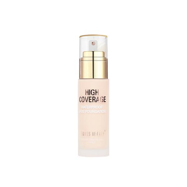 Swiss Beauty High Coverage Waterproof Base Foundation - (Rose Blush) 60 gm - Blushes