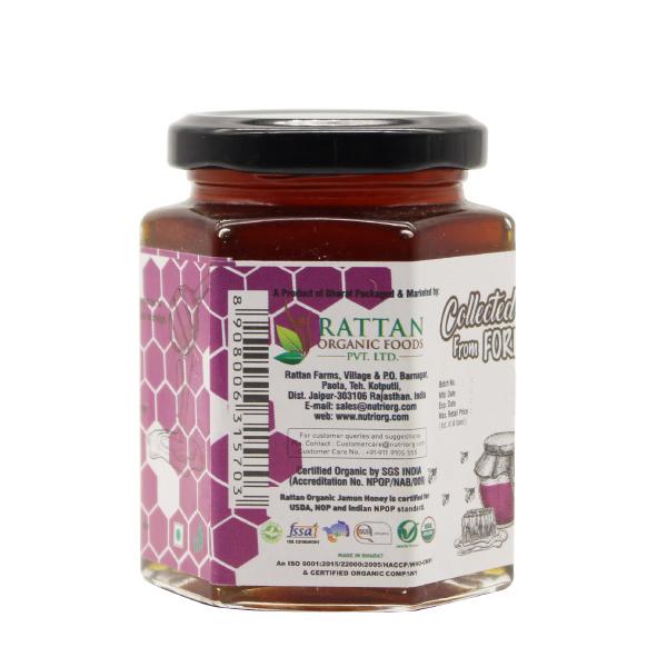 Nutriorg Certified Organic Jamun Honey 250 gm - Honey