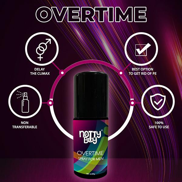 NottyBoy Long Last Delay Spray for Men 20 gm - Plain/Flavoured Condoms