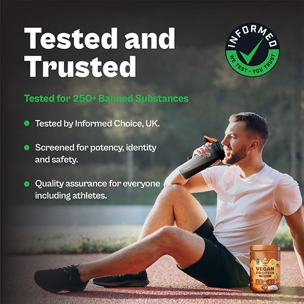 Origin Nutrition Vegan Protein Powder - Strawberry Flavour 290 g - Whey Proteins