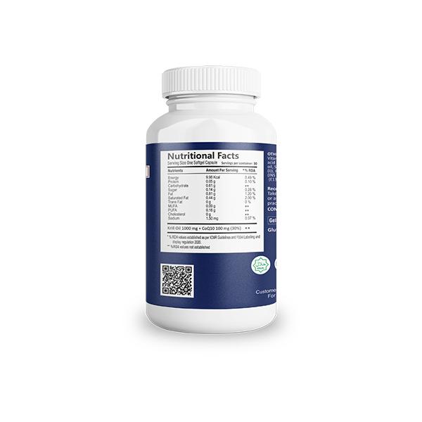 Aiwo CoQ10 with Krill Oil Capsule 30's - Co-Q