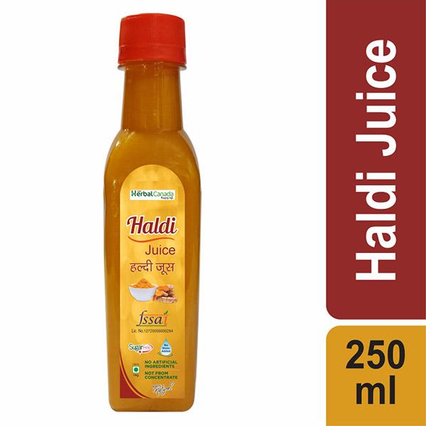 Herbal Canada Sugar Free Haldi Juice 250 ml - Ayurvedic Juices