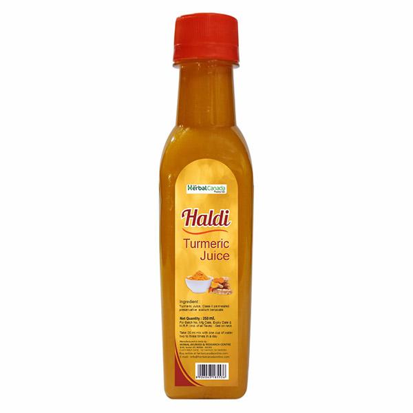 Herbal Canada Sugar Free Haldi Juice 250 ml - Ayurvedic Juices