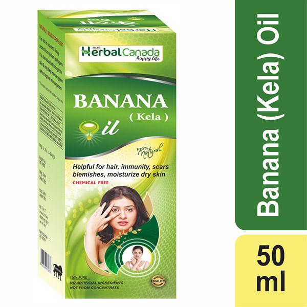 Herbal Canada Banana (Kela) Oil 50 ml - Pain Relief (Ayush)