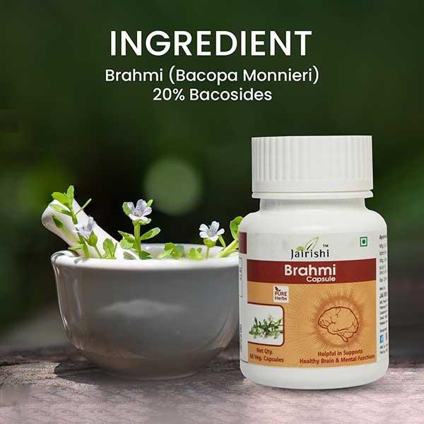 Jairishi Brahmi Veg Capsule 60's - Speciality Medicines