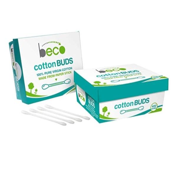 Beco Cotton Buds with Paper Stick (400 Swabs ) 200's - Cotton Buds & Balls