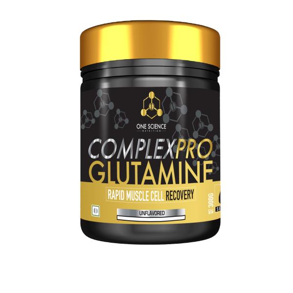 One Science Nutrition Complex Pro Glutamine Muscle Recovery Powder 300 gm - Workout Essentials