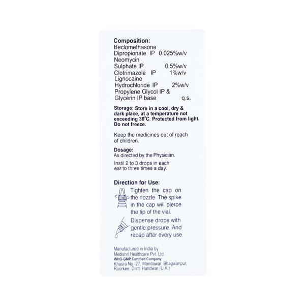 OTOBEST Ear Drops 15ml - Ear Conditions-EAA