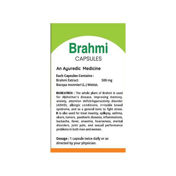 GH Brahmi Capsule 30's - Speciality Medicines