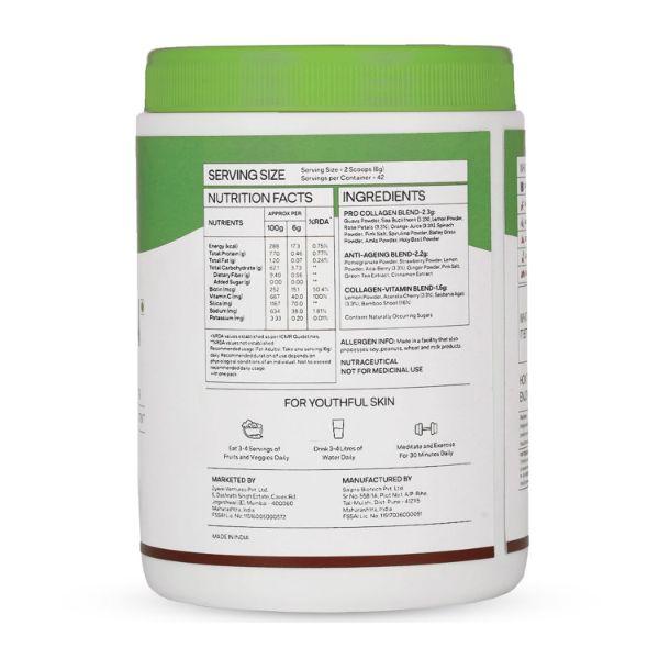 Oziva Plant Based Collagen Builder Powder 250 gm - Herbal Supplement