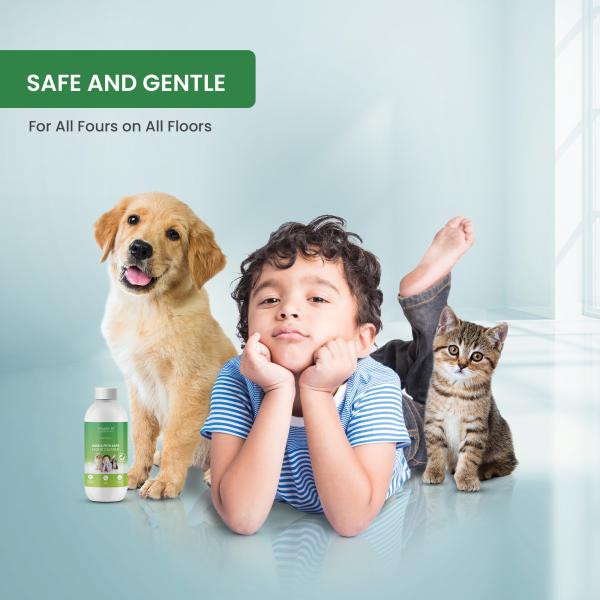 Wiggles Floor Cleaner Liquid Pet Friendly (Lemongrass) 500 ml - Pet Healthcare