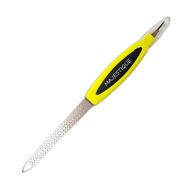Netmeds | Majestique Nail File Double Sided Filers For Shaping And Smoothing Toenails And Fingernails Multicolour 100gm 2's