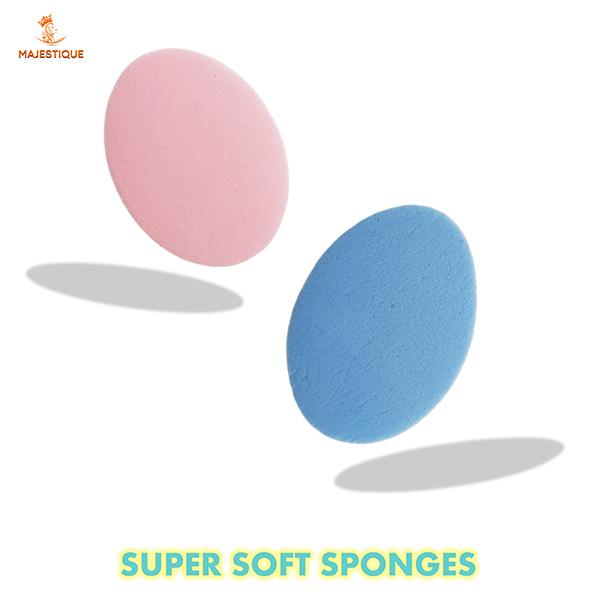 Majestique Face Rhombus shape Puff Sponge Set contains 4 blending sponges 1's - Sponges & Applicators