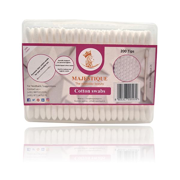 Majestique Dual-Purpose Cotton Swab Set 1's