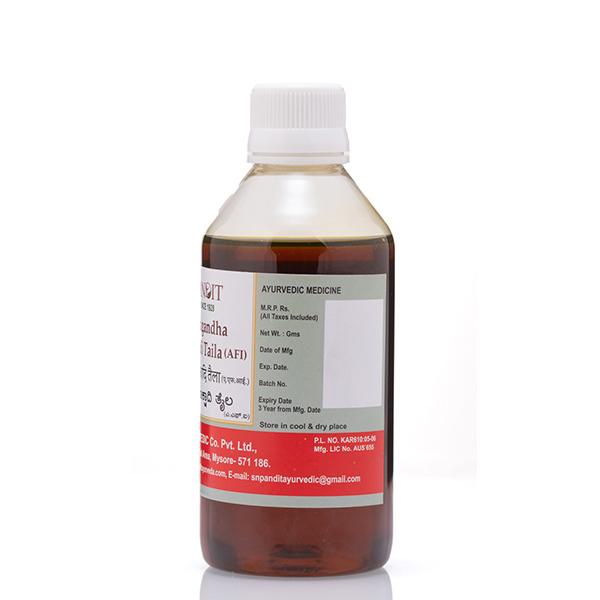 S N Pandit Balaaswagandha Lakshadi Taila 200 ml - Speciality Medicines
