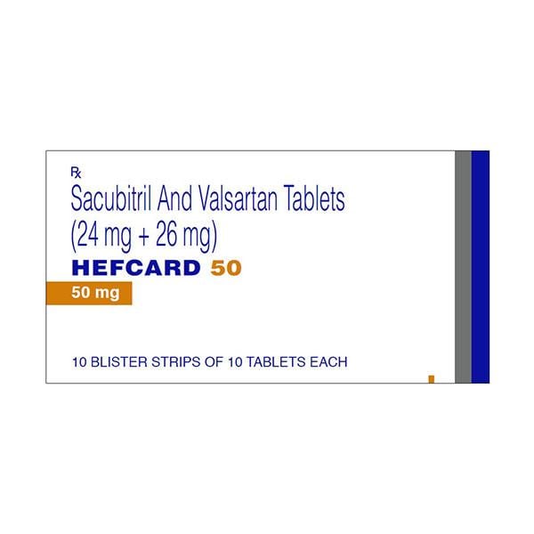 HEFCARD 50 Tablet 10's - Heart Failure-Ang