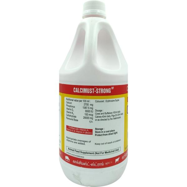 Vet Mankind Calcimust Strong Liquid 1000 ml - Feed Supplement