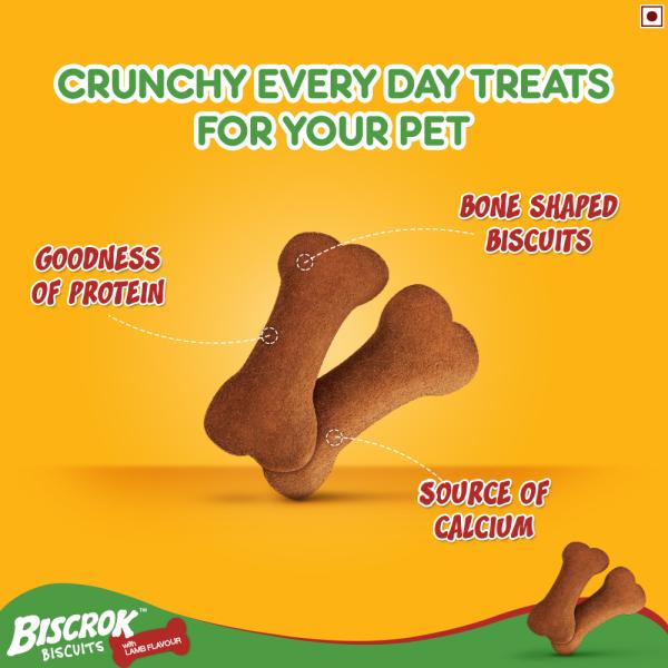 Pedigree Biscrok Biscuits - Lamb Flavour 500 gm - Petfood