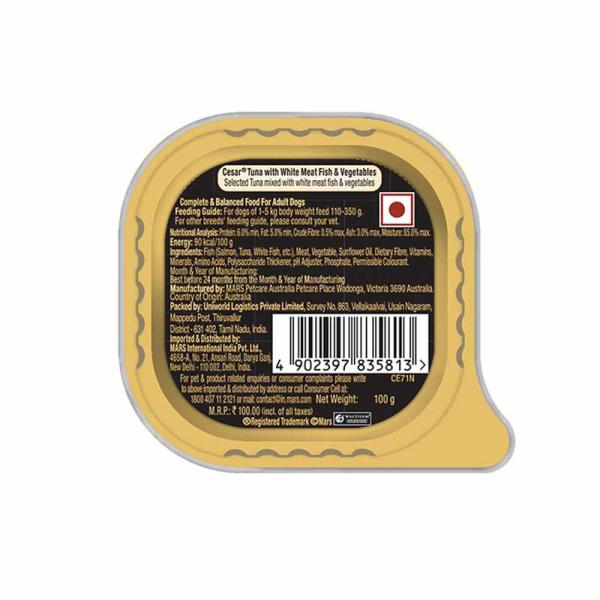 Cesar Adult Dog Food - Salmon & Potato 100 gm - Petfood