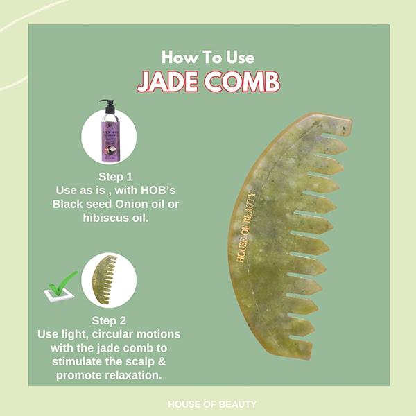House Of Beauty jade Comb Kit 3's - Massagers