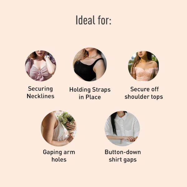 Sirona Transparent Fashion Tape Double Sided Strips - Intimate Hygiene