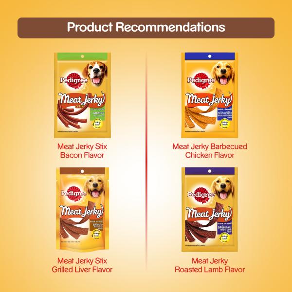 Pedigree Meat Jerky - Grilled Liver Flavour 80 gm - Petfood