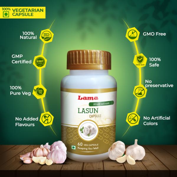Lama Lasun Capsules 60's - Speciality Medicines