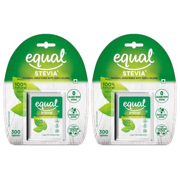Netmeds | Equal Stevia Sweetener Tablet (Pack of 2 x 300's) 1's