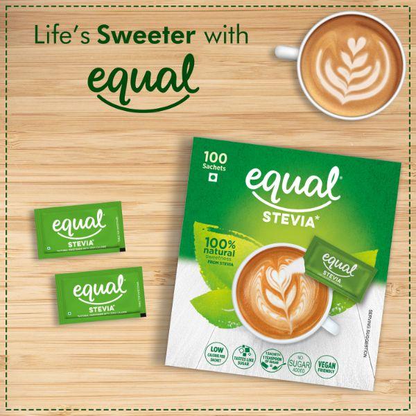 Equal Stevia Sweetener Sachet (Pack of 4 x 100's) 1's - Sweeteners