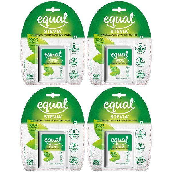 Netmeds | Equal Stevia Sweetener Tablet (Pack of 4 x 300's) 1's