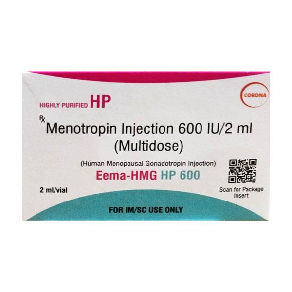 EEMA HMG HP 600 Injection 2ml - Hormonal Therapy-Tro