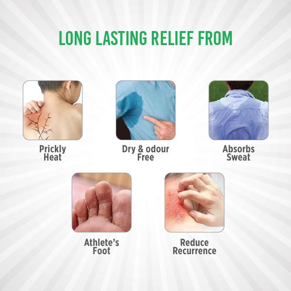 Sapat Dr.Skin Natural Cooling + Anti-Fungal Powder 100 gm - Skin Infections - T