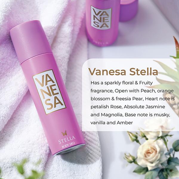Vanesa Stella Body Deodorant for Women 120 ml - Women Deodorants/Roll-Ons