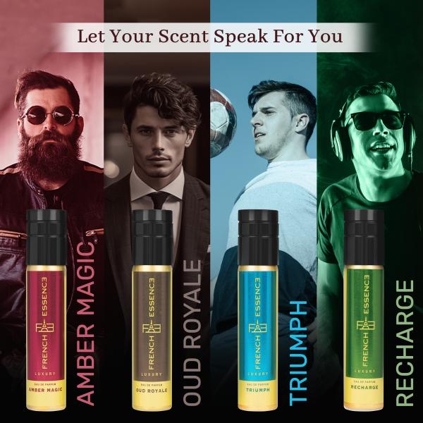 French Essence Gift Set - Eua De Parfume (Grace +Aura + Enchante + Bloom) ( Pack Of 4 x 30 ml) 1's - Perfumes (Edt/Edp)