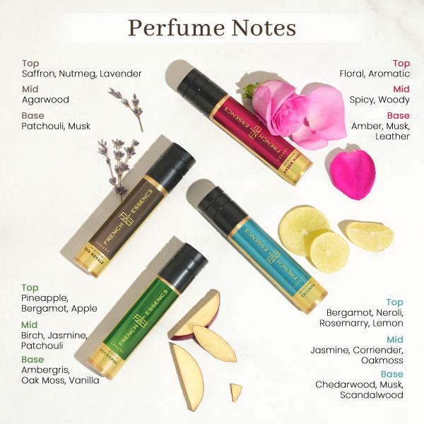 French Essence Gift Set - Eua De Parfume (Grace +Aura + Enchante + Bloom) ( Pack Of 4 x 30 ml) 1's - Perfumes (Edt/Edp)