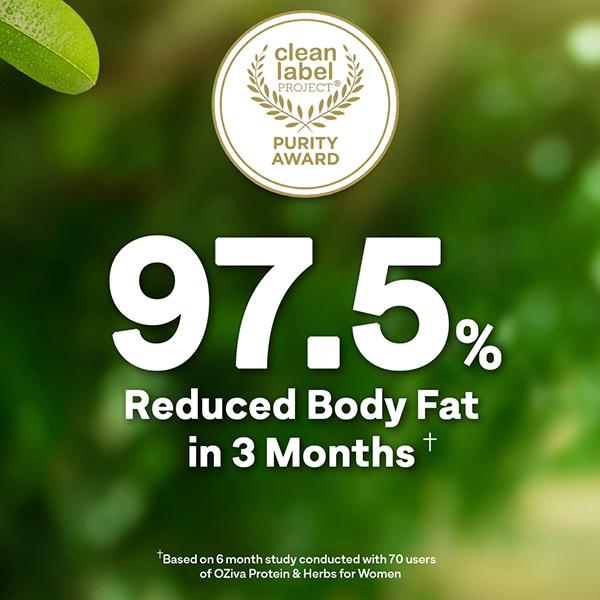 OZiva Protein and Herbs Powder for Weight Control - Vanilla Almond 500 gm - Weight Gain