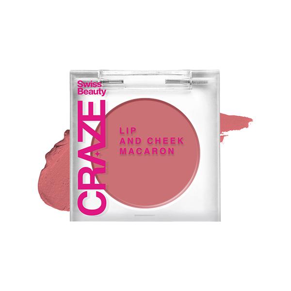 Netmeds | Swiss Beauty Craze Lip And Cheek Macaron Pink Jelly 5 gm