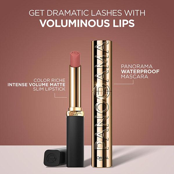 Loreal Paris Color Riche Intense Volume Matte Lipstick - 590 Le Nude Assertive 32.5 gm - Lipsticks