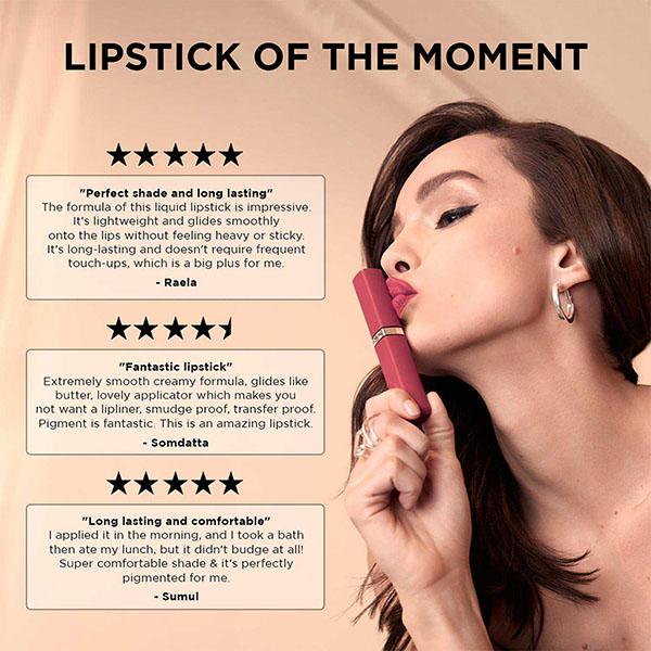 Loreal Paris Infallible Matte Resistance Liquid Lipstick - 601 Worth It 24 gm - Liquid Lipsticks