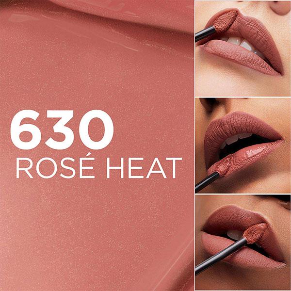 Loreal Paris Infallible Matte Resistance Liquid Lipstick - 630 Rose Heat 24 gm - Liquid Lipsticks