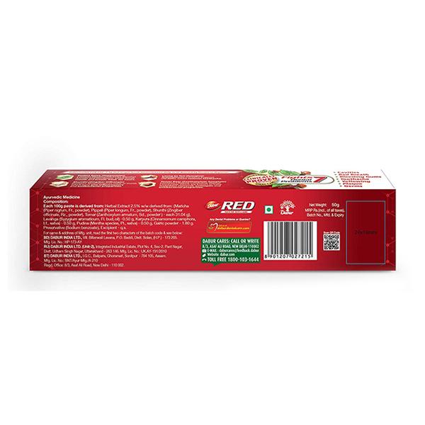 DABUR RED PASTE FOR TEETH & GUMS 50G - Toothpaste