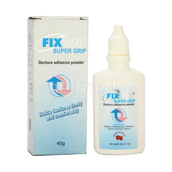 Netmeds | Fixon Super Grip Strawaberry flavour Powder 40gm