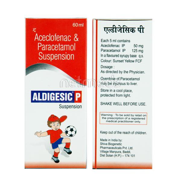 Aldigesic P Syrup 60ml - Pain relief-Nsa